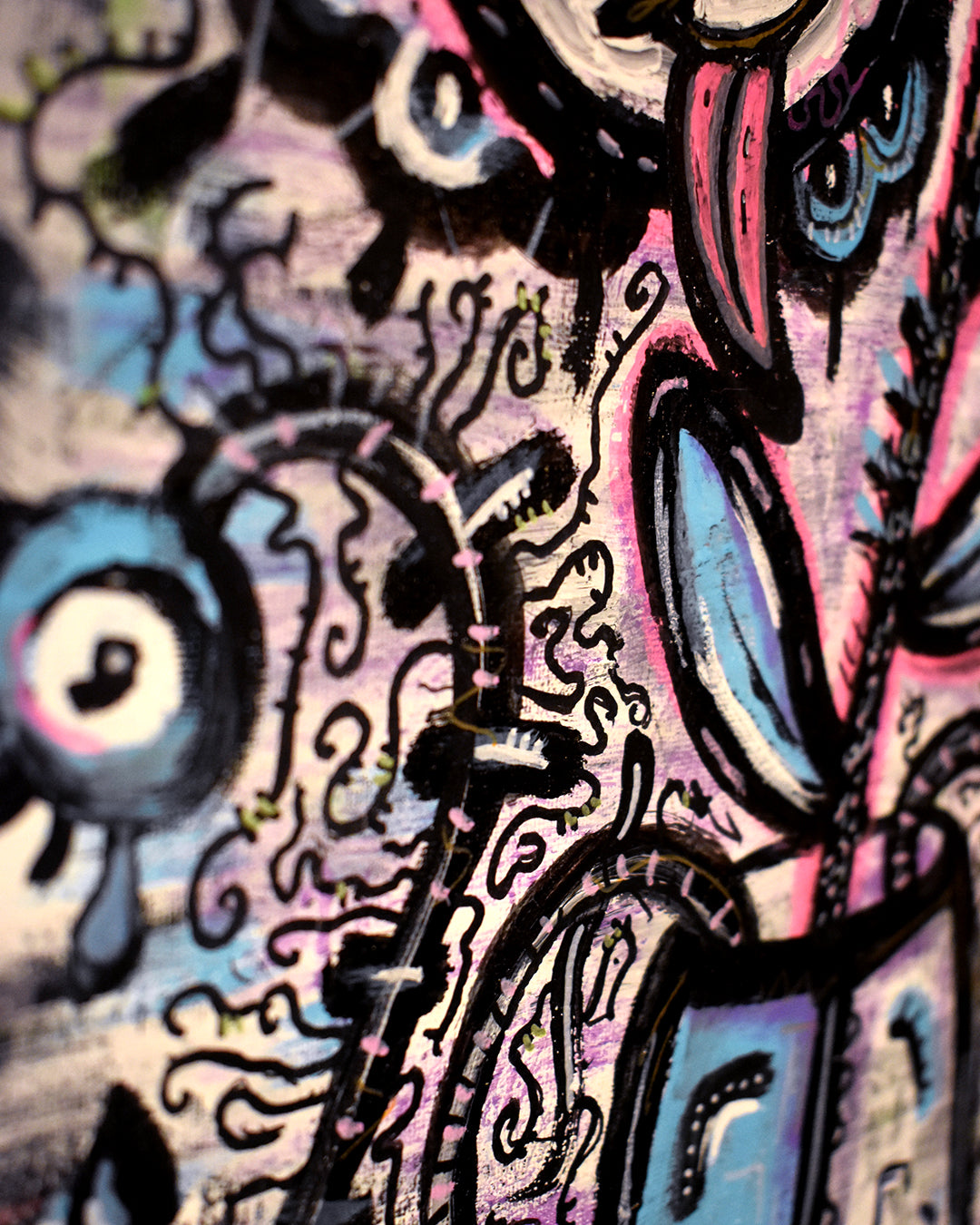 18x24in acrylic/canvas ~ whacky day