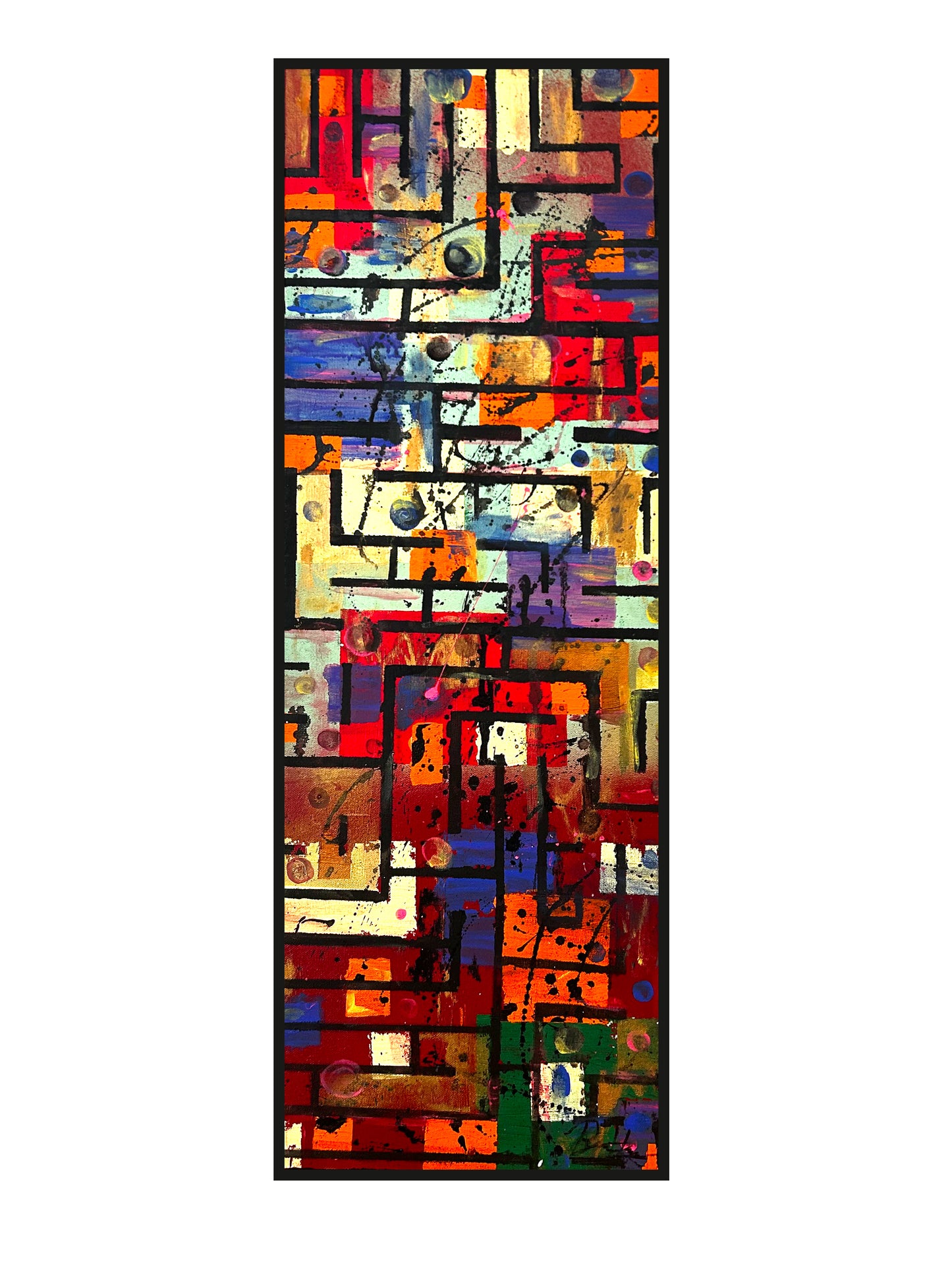 11x32 acrylic/canvas ~ "long boy"